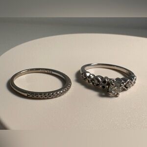 Beautiful Gold and Diamonds Wedding Ring Set from Robbins Bros